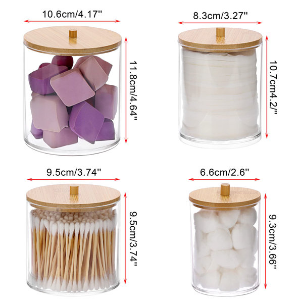 Rebrilliant Ambania 4 Piece Bathroom Storage Container Wayfair.co.uk